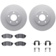 Purchase Top-Quality DYNAMIC FRICTION COMPANY - 4512-67127 - Front Disc Brake Kit pa1