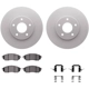 Purchase Top-Quality DYNAMIC FRICTION COMPANY - 4512-67127 - Front Disc Brake Kit pa2