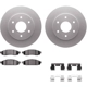 Purchase Top-Quality DYNAMIC FRICTION COMPANY - 4512-67133 - Front Disc Brake Kit pa5