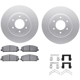 Purchase Top-Quality DYNAMIC FRICTION COMPANY - 4512-67140 - Front Disc Brake Kit pa1