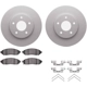 Purchase Top-Quality DYNAMIC FRICTION COMPANY - 4512-67148 - Front Disc Brake Kit pa4