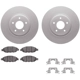 Purchase Top-Quality DYNAMIC FRICTION COMPANY - 4512-67151 - Disc Brake Kit pa3