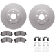 Purchase Top-Quality DYNAMIC FRICTION COMPANY - 4512-67152 - Disc Brake Kit pa1