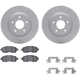 Purchase Top-Quality DYNAMIC FRICTION COMPANY - 4512-67153 - Front Disc Brake Kit pa1
