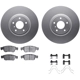Purchase Top-Quality DYNAMIC FRICTION COMPANY - 4512-68021 - Front Disc Brake Kit pa1