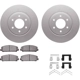 Purchase Top-Quality DYNAMIC FRICTION COMPANY - 4512-68027 - Front Disc Brake Kit pa3
