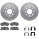 Purchase Top-Quality DYNAMIC FRICTION COMPANY - 4512-72047 - Front & Rear Disc Brake Kit pa2