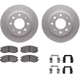 Purchase Top-Quality DYNAMIC FRICTION COMPANY - 4512-72047 - Front & Rear Disc Brake Kit pa6