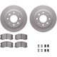 Purchase Top-Quality DYNAMIC FRICTION COMPANY - 4512-72053 - Front Disc Brake Kit pa3