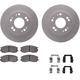 Purchase Top-Quality DYNAMIC FRICTION COMPANY - 4512-72055 - Front Disc Brake Kit pa5