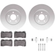 Purchase Top-Quality DYNAMIC FRICTION COMPANY - 4512-72062 - Disc Brake Kit pa4