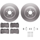 Purchase Top-Quality DYNAMIC FRICTION COMPANY - 4512-72073 - Disc Brake Kit pa1