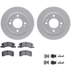 Purchase Top-Quality DYNAMIC FRICTION COMPANY - 4512-72077 - Front Disc Brake Kit pa1
