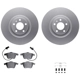 Purchase Top-Quality DYNAMIC FRICTION COMPANY - 4512-73100 - Front Disc Brake Kit pa1