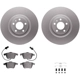 Purchase Top-Quality DYNAMIC FRICTION COMPANY - 4512-73100 - Front Disc Brake Kit pa2