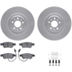 Purchase Top-Quality DYNAMIC FRICTION COMPANY - 4512-73104 - Front Disc Brake Kit pa1