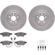 Purchase Top-Quality DYNAMIC FRICTION COMPANY - 4512-73104 - Front Disc Brake Kit pa3