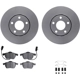 Purchase Top-Quality DYNAMIC FRICTION COMPANY - 4512-73118 - Front Disc Brake Kit pa1