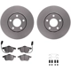 Purchase Top-Quality DYNAMIC FRICTION COMPANY - 4512-73118 - Front Disc Brake Kit pa4