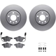 Purchase Top-Quality DYNAMIC FRICTION COMPANY - 4512-73124 - Front Disc Brake Kit pa1