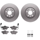 Purchase Top-Quality DYNAMIC FRICTION COMPANY - 4512-73124 - Front Disc Brake Kit pa3
