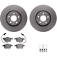 Purchase Top-Quality DYNAMIC FRICTION COMPANY - 4512-73129 - Front Disc Brake Kit pa3