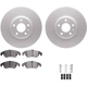 Purchase Top-Quality DYNAMIC FRICTION COMPANY - 4512-73137 - Front Disc Brake Kit pa3