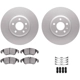 Purchase Top-Quality DYNAMIC FRICTION COMPANY - 4512-73140 - Front Disc Brake Kit pa5