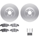 Purchase Top-Quality DYNAMIC FRICTION COMPANY - 4512-73142 - Front Disc Brake Kit pa1