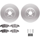 Purchase Top-Quality DYNAMIC FRICTION COMPANY - 4512-73142 - Front Disc Brake Kit pa2