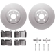 Purchase Top-Quality DYNAMIC FRICTION COMPANY - 4512-73162 - Front Disc Brake Kit pa2