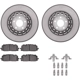 Purchase Top-Quality DYNAMIC FRICTION COMPANY - 4512-73165 - Front Disc Brake Kit pa4