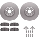 Purchase Top-Quality DYNAMIC FRICTION COMPANY - 4512-73175 - Front Disc Brake Kit pa2