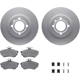 Purchase Top-Quality DYNAMIC FRICTION COMPANY - 4512-74082 - Front Disc Brake Kit pa1