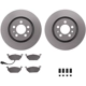 Purchase Top-Quality DYNAMIC FRICTION COMPANY - 4512-74091 - Front Disc Brake Kit pa5
