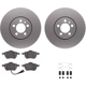 Purchase Top-Quality DYNAMIC FRICTION COMPANY - 4512-74102 - Front Disc Brake Kit pa4
