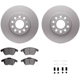 Purchase Top-Quality DYNAMIC FRICTION COMPANY - 4512-74116 - Front Disc Brake Kit pa2