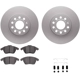 Purchase Top-Quality DYNAMIC FRICTION COMPANY - 4512-74118 - Front Disc Brake Kit pa2