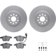 Purchase Top-Quality DYNAMIC FRICTION COMPANY - 4512-74119 - Front Disc Brake Kit pa1