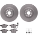 Purchase Top-Quality DYNAMIC FRICTION COMPANY - 4512-74119 - Front Disc Brake Kit pa5