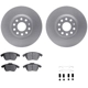 Purchase Top-Quality DYNAMIC FRICTION COMPANY - 4512-74148 -Front Disc Brake Kit pa1