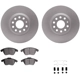 Purchase Top-Quality DYNAMIC FRICTION COMPANY - 4512-74148 -Front Disc Brake Kit pa4