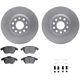 Purchase Top-Quality DYNAMIC FRICTION COMPANY - 4512-74149 - Front Disc Brake Kit pa1