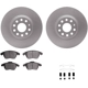 Purchase Top-Quality DYNAMIC FRICTION COMPANY - 4512-74149 - Front Disc Brake Kit pa5