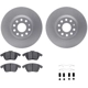 Purchase Top-Quality DYNAMIC FRICTION COMPANY - 4512-74150 - Front Disc Brake Kit pa1