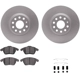 Purchase Top-Quality DYNAMIC FRICTION COMPANY - 4512-74150 - Front Disc Brake Kit pa3