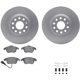 Purchase Top-Quality DYNAMIC FRICTION COMPANY - 4512-74151 - Front Disc Brake Kit pa1