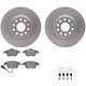 Purchase Top-Quality DYNAMIC FRICTION COMPANY - 4512-74151 - Front Disc Brake Kit pa5