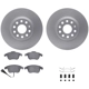 Purchase Top-Quality DYNAMIC FRICTION COMPANY - 4512-74152 - Front Disc Brake Kit pa1