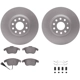 Purchase Top-Quality DYNAMIC FRICTION COMPANY - 4512-74152 - Front Disc Brake Kit pa2
